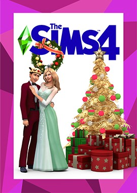 The Sims 4: Šťastné a veselé Obal