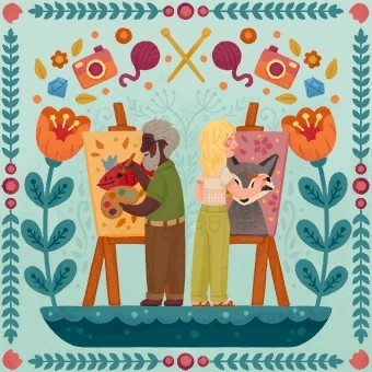 Kreativní kolaborace (ikona)