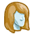 Blond vlasy (ikona)
