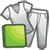 Zelené oblečení (ikona)