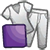 Fialové oblečení (ikona)