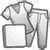 Bílé oblečení (ikona)
