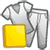 Žluté oblečení (ikona)