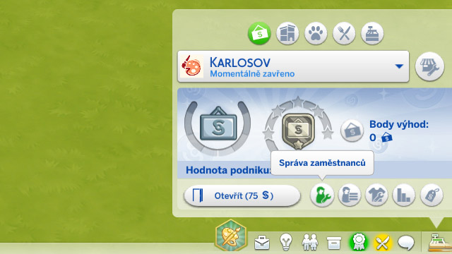 Obchodní panel (obrázek)