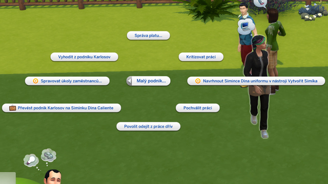 Interakce se zaměstnancem (obrázek)