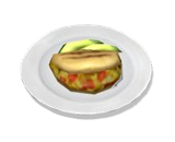 Arepa Rellena con Perico