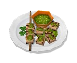 Kuřecí špíz s chimichurri
