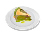 Koláč z kraví esence se sněhem