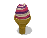 Italská zmrzlina Plody lesa (kornout)