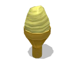 Citrónová italská zmrzlina (kornout)