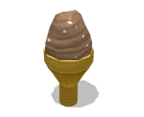 Pistáciová itlaská zmrzlina (kornout)