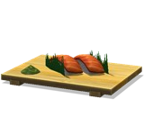 Lososové nigiri