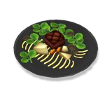 Hovězí hrudí se salátem z jetele