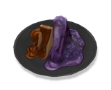 Vertikální dortík z lesních plodů