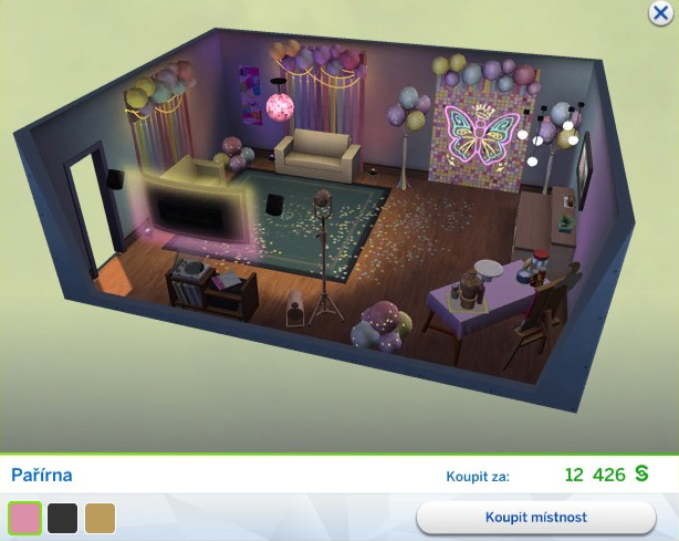 Připravené místnosti