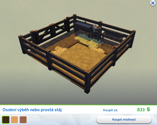 Připravené místnosti