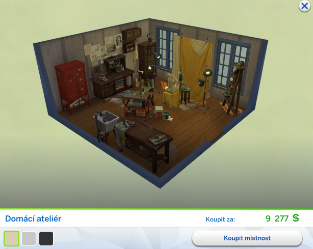 Připravené místnosti