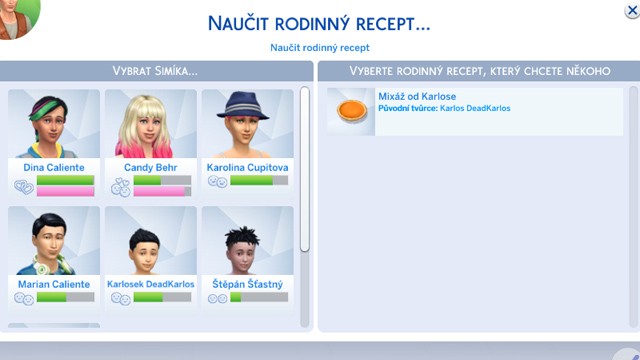 Naučit rodinný recept (obrázek)