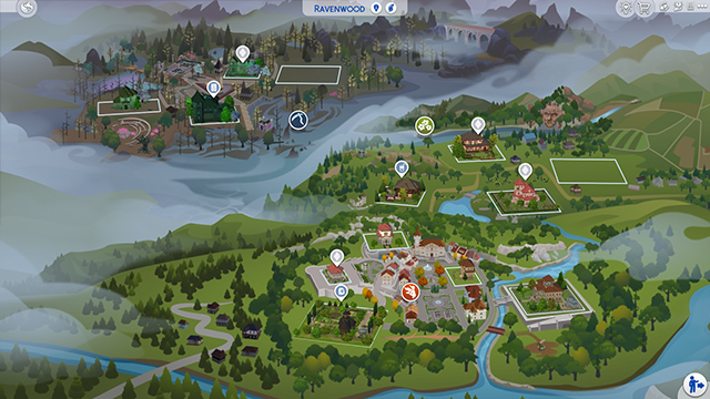 Ravenwood Mapa
